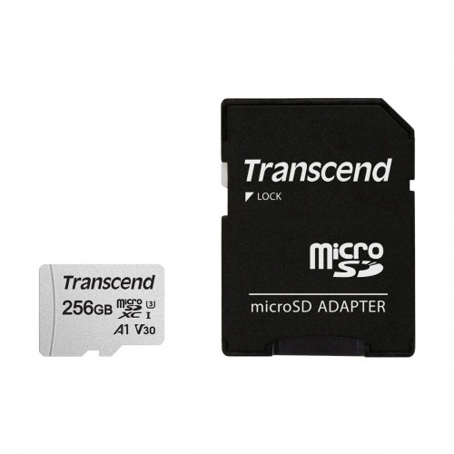 Transcend 256GB Micro SD UHS-I U3 Memory Card with TS256GUSD300S-A Adapter
