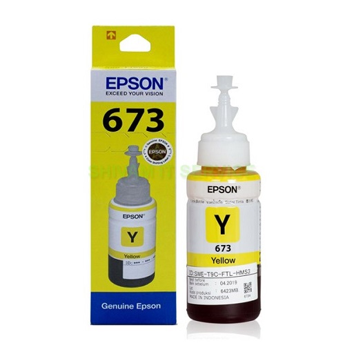 EPSON Original 673 (T6734) Yellow Ink Bottle 70ML