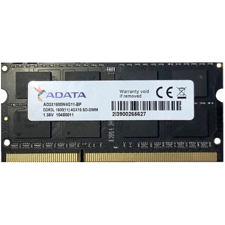 ADATA DDR3 4GB 1600MHz Laptop RAM (Life Time)